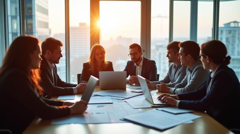 IntegriHR consultants collaborating with business leaders in Milan